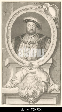 Porträt von König Henry VIII von England Stockfoto