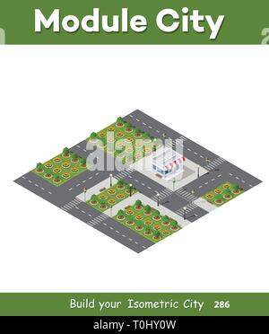 Blick von oben Stock Vektor