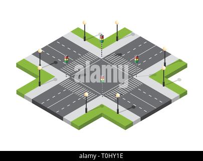 Blick von oben Stock Vektor