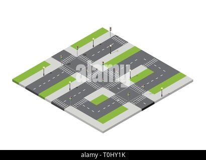 Blick von oben Stock Vektor