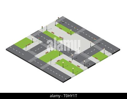 Blick von oben Stock Vektor