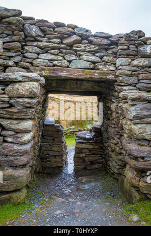 Staigue Stone Fort in der Nähe von Sneem, Co Kerry, Irland Stockfoto