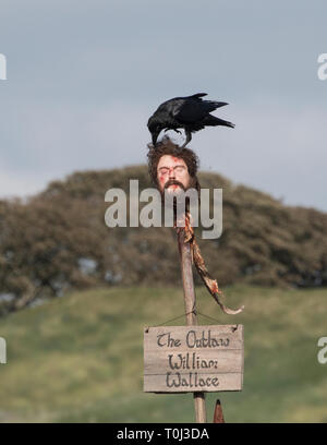 Outlaw König Dreharbeiten in Berwick-upon-Tweed. Stockfoto