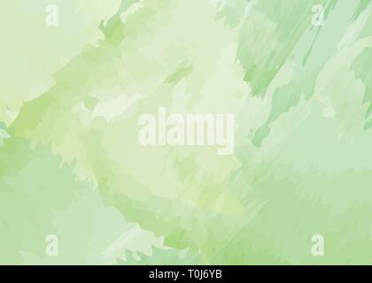 Grüne Aquarell Hintergrund. Stock Vektor