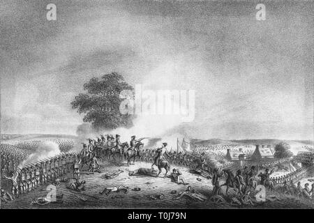 'Ansicht von Mont St. Jean der Schlacht von Waterloo... 1815', (c 1816). Schöpfer: Unbekannt. Stockfoto