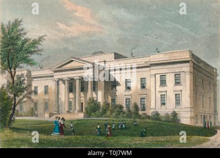 'Neue Händler Maiden Krankenhaus, Lauriston Lane, Edinburgh', c 1830. Schöpfer: J Henshall. Stockfoto