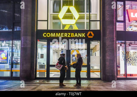 Commerzbank Filiale, Rankestrasse, Kurfürstendamm, Charlottenburg, Berlin, Deutschland, Commerzbank Filiale, Rankestraße, Deutschland Stockfoto
