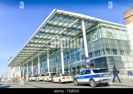 Ost Bahnhof, Friedrich Grove, Berlin, Deutschland, Ostbahnhof, Friedrichshain, Deutschland Stockfoto