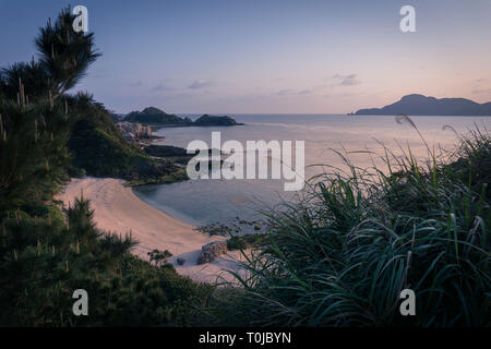 Abend auf Akajima Insel im kerama Islands, Okinawa, Japan Stockfoto