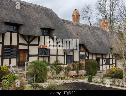 Anne Hathaway's Cottage, Stratford-upon-Avon - England Großbritannien Stockfoto