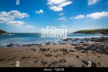 Wundervolle St. Finian's Bay an der Skelig Ring Stockfoto