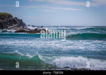 Wundervolle St. Finian's Bay an der Skelig Ring Stockfoto