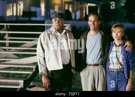 JAMES EARL JONES, Kevin Costner, AMY MADIGAN, Feld der Träume, 1989 Stockfoto