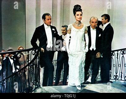 REX HARRISON, AUDREY HEPBURN, WILFRID HYDE - Weiß, MY FAIR LADY, 1964 Stockfoto