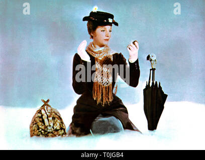 JULIE ANDREWS, MARY POPPINS, 1964 Stockfoto