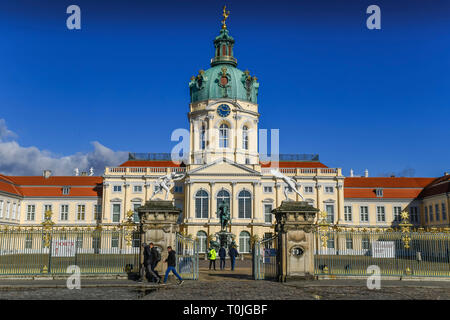 Schloss Charlottenburg, chip Dauer Dam, Charlottenburg, Berlin, Deutschland, Schloss Charlottenburg, Spandauer Damm, Deutschland Stockfoto