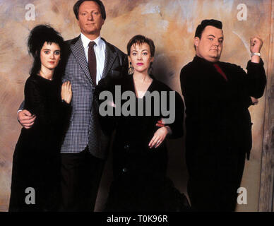 BEETLEJUICE, Winona Ryder, Jeffrey Jones, Catherine O'Hara, GLENN SHADIX, 1988 Stockfoto