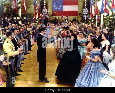CLARK GABLE, Vivien Leigh, gegangen mit dem Wind, 1939 Stockfoto
