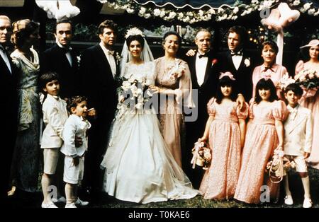 Der Pate, Robert Duvall, John CAZALE, GIANNI RUSSO, Talia Shire, Marlon Brando, James Caan, 1972 Stockfoto