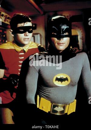 BURT WARD, ADAM WEST, Batman, 1966 Stockfoto