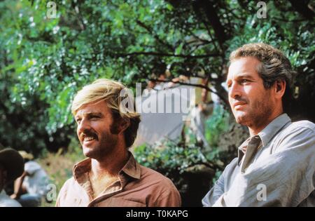 ROBERT REDFORD, Paul Newman, Butch Cassidy und Sundance Kid, 1969 Stockfoto