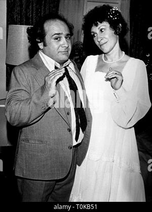 DANNY DEVITO, Rhea Perlman, TAXI, 1978 Stockfoto