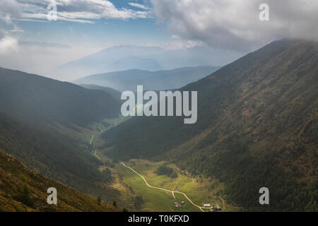 Wanderung zur Seefeldspitze, Valser Tal, Pfunderer Berge, Südtirol, Italien Stockfoto