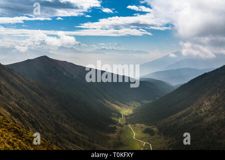 Wanderung zur Seefeldspitze, Valser Tal, Pfunderer Berge, Südtirol, Italien Stockfoto