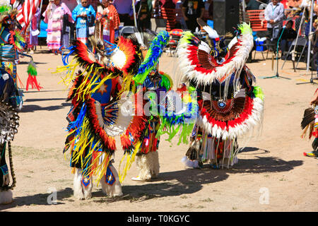 Wa: k Pow Wow auf odham Buchung der Tohono O'in Arizona Stockfoto