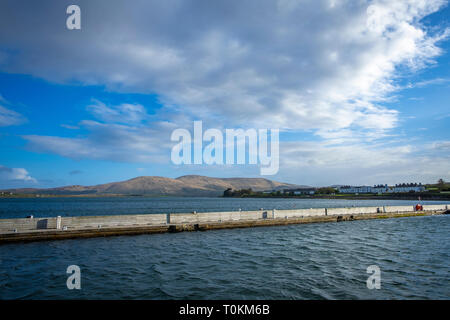 Fähre von reenard Punkt Knightstown auf Valentia Island, Co Kerry, Irland Stockfoto