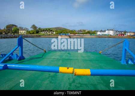 Fähre von reenard Punkt Knightstown auf Valentia Island, Co Kerry, Irland Stockfoto