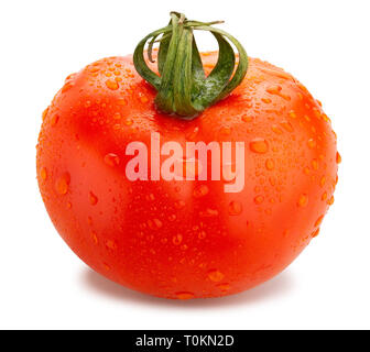 Tomaten Pfad isoliert Stockfoto