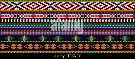 Die traditionelle Ornament der Bewohner des Ostens und der Arabischen Welt, in der die reichen Farben viel Glück und Wohlstand anzuziehen. Stock Vektor