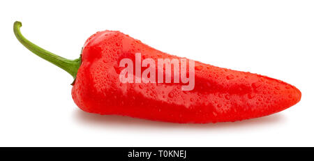 Süße lange Florina Pfeffer Pfad isoliert Stockfoto
