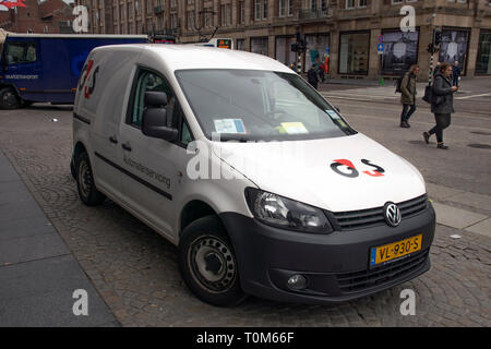 G4S Firma Lkw- und Pkw in Amsterdam Die Niederlande 2019 Stockfoto