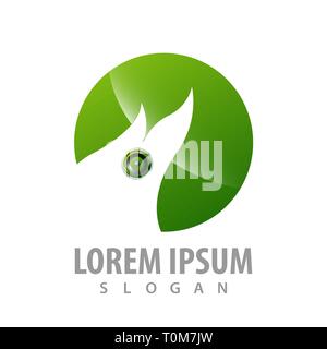 Grüne abstrakte Rundschreiben Technologie Concept Design. Symbol grafische Vorlage element Stock Vektor