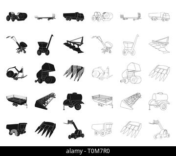 Landwirtschaftliche, Achse, Barrel, schwarz, Outline, Auto, Karre, Reinigung, Sammlung, Mähdrescher, Design, Gerät, Dumper, Ausrüstung, Landwirtschaft, Gabelstapler, Stapler, Heu, Icon, Illustration, isoliert, Kit, Logo, Maschine, Maschinen, motoblock, Umzug, Verpackung, Pflug, Verarbeitung, Rolle, Rollen, Schraube, Set, Aktenvernichter, Zeichen, spezielle, Lagerung, Aufbewahrung, Stroh, Symbol, Werkzeug, Traktor, Anhänger, Transport, Transport, Vektor, Wasser, Bewässerung, Rad Vektor Vektoren, Stock Vektor