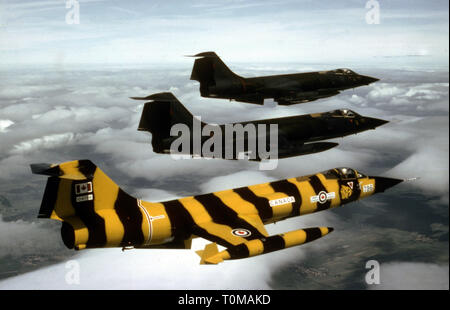 Königlich kanadische Luftwaffe Canadair CF-104 Starfighter - Royal Canadian Air Force RCAF Canadair CF-104 Starfighter Stockfoto