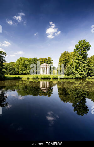 Leibniz Tempel im Georgengarten Hannover als Teil der Herrenhäuser Gärten, Niedersachsen, Deutschland Stockfoto