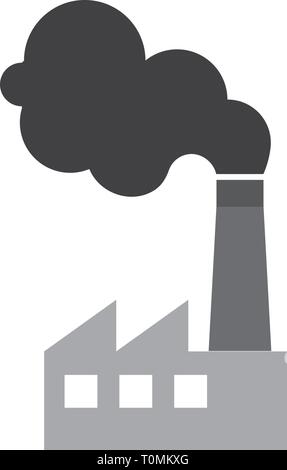 Factory - Symbol Vorlage Stock Vektor