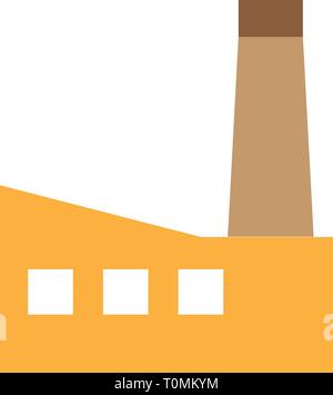 Factory - Symbol Vorlage Stock Vektor