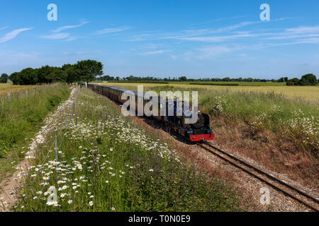 Bure Valley Railway, Norfolk, Großbritannien Stockfoto