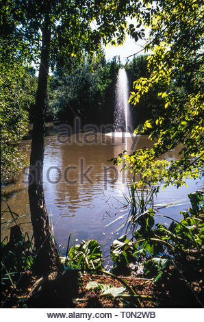 Historische Stapehill Katrin und Gärten, nicht mehr für die Öffentlichkeit zugänglich. Stockfoto