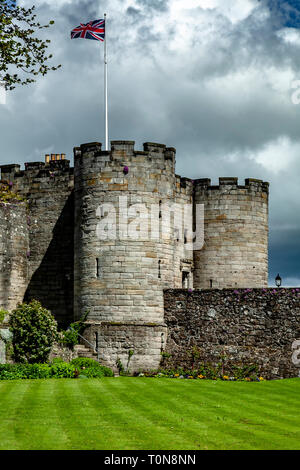Eingang Türmen, Stirling Castle, Stirling, Schottland, Vereinigtes Königreich Stockfoto