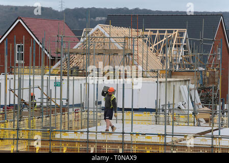 Wohnungen in Kent, im Süden von England gebaut wird als Gehäuse Krise greift Großbritannien. Stockfoto