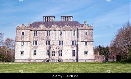 Portumna Castle am Ufer des Lough Derg, Co.Galway, Irland Stockfoto