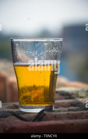 Glas Glück. Stockfoto