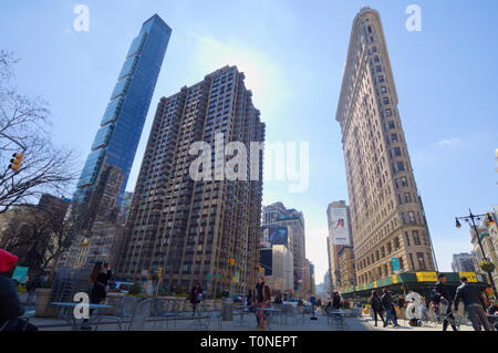 Flat Iron Building, Flat Iron District, New York City, New York Stockfoto