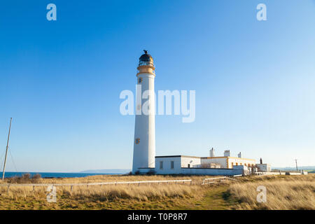 Scheunen Ness Leuchtturm in der Nähe von Dunbar Schottland. Stockfoto