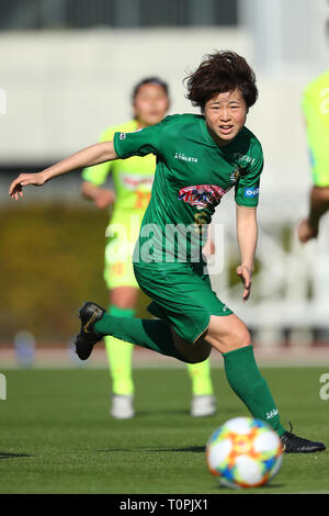 AGF Feld, Tokio, Japan. 21 Mär, 2019. Asato Martk von (Beleza), 21. MÄRZ 2019 - Fußball: 2019 Plenus Nadeshiko League Division 1 zwischen Nippon TV Beleza 3-1 JEF United Ichihara Chiba Damen an AGF Feld, Tokio, Japan. Credit: YUTAKA/LBA SPORT/Alamy leben Nachrichten Stockfoto